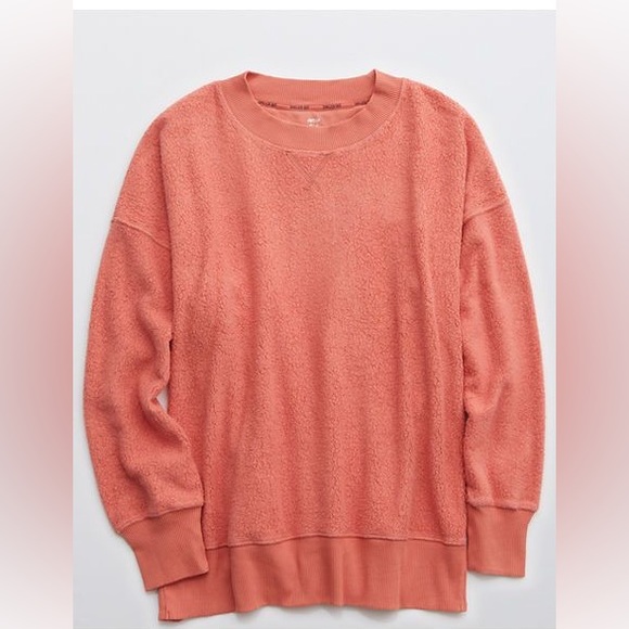 NWOT Aerie Cozy Good Vibes Oversized Sweatshirt - Picture 2 of 10